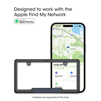 Indago 1.0 Smart License Plate Frame