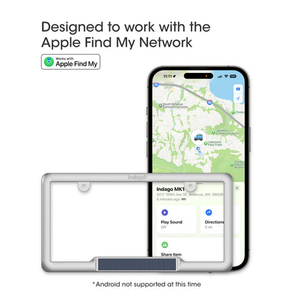 Indago 1.0 Smart License Plate Frame